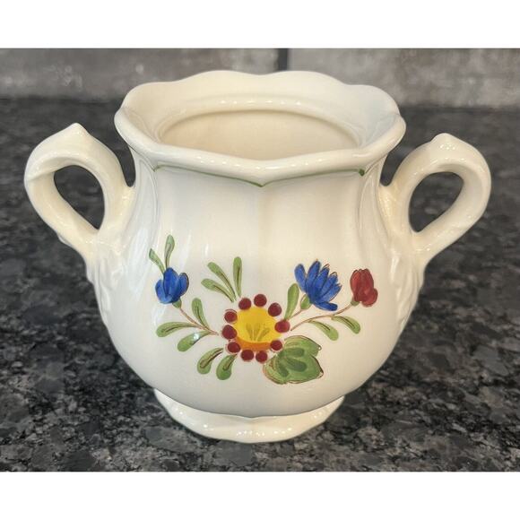 Metlox Poppytrail Vernon Quail Ridge Creamer & Sugar Bowl Set No Lid - Picture 7 of 10